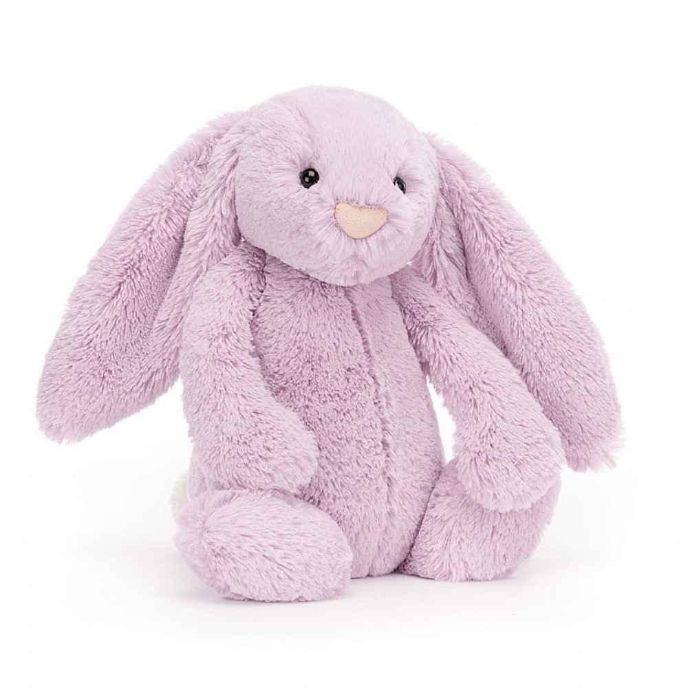 Jellycat Bashful Lilac Bunny Medium Rockabeez Gifts and Toys