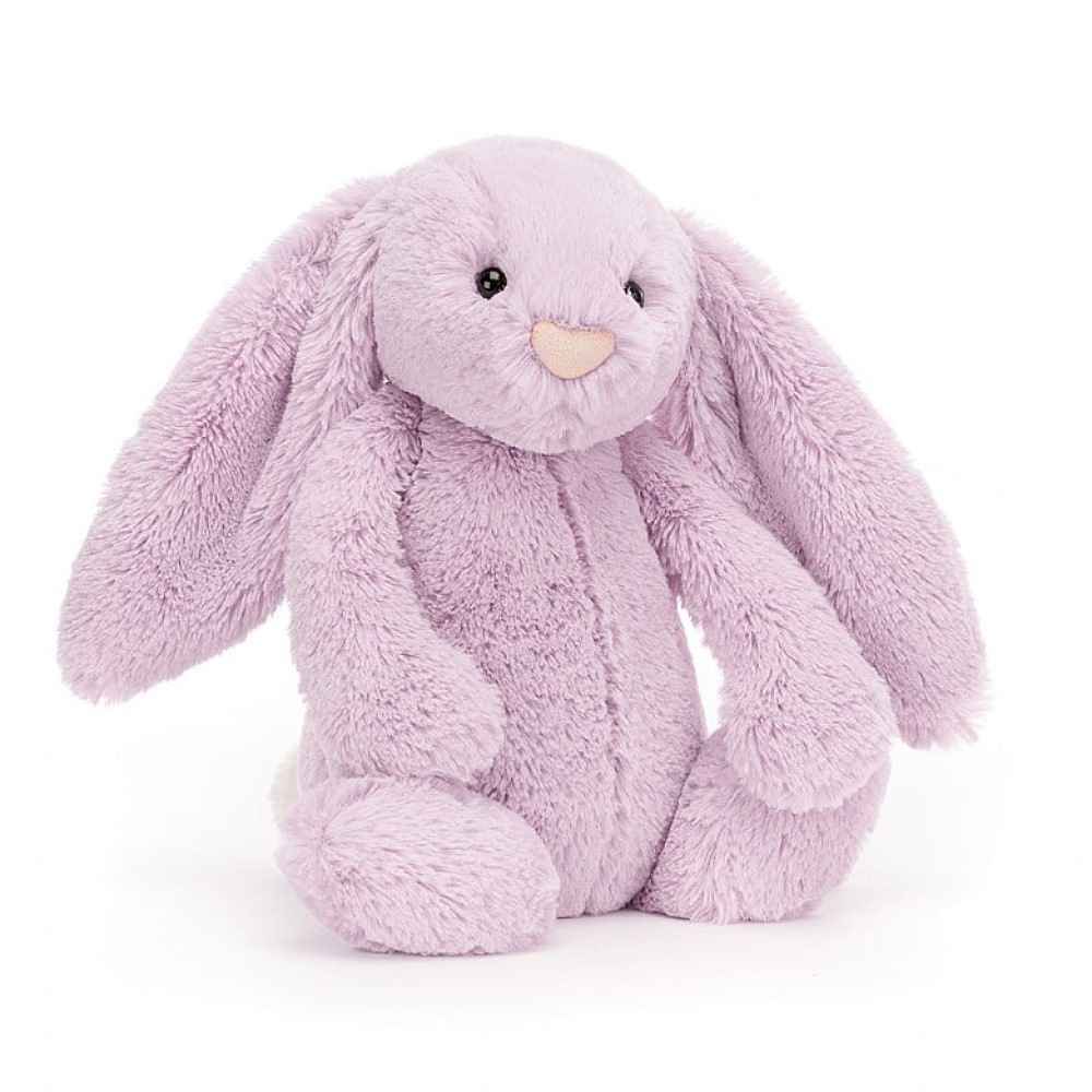 Jellycat Bashful Lilac Bunny Medium Rockabeez Gifts and Toys