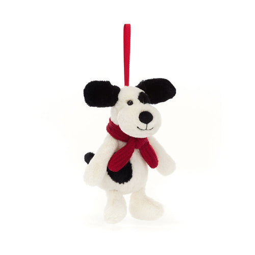 Jellycat Bashful Puppy Christmas Decoration - Rockabeez Gifts and Toys