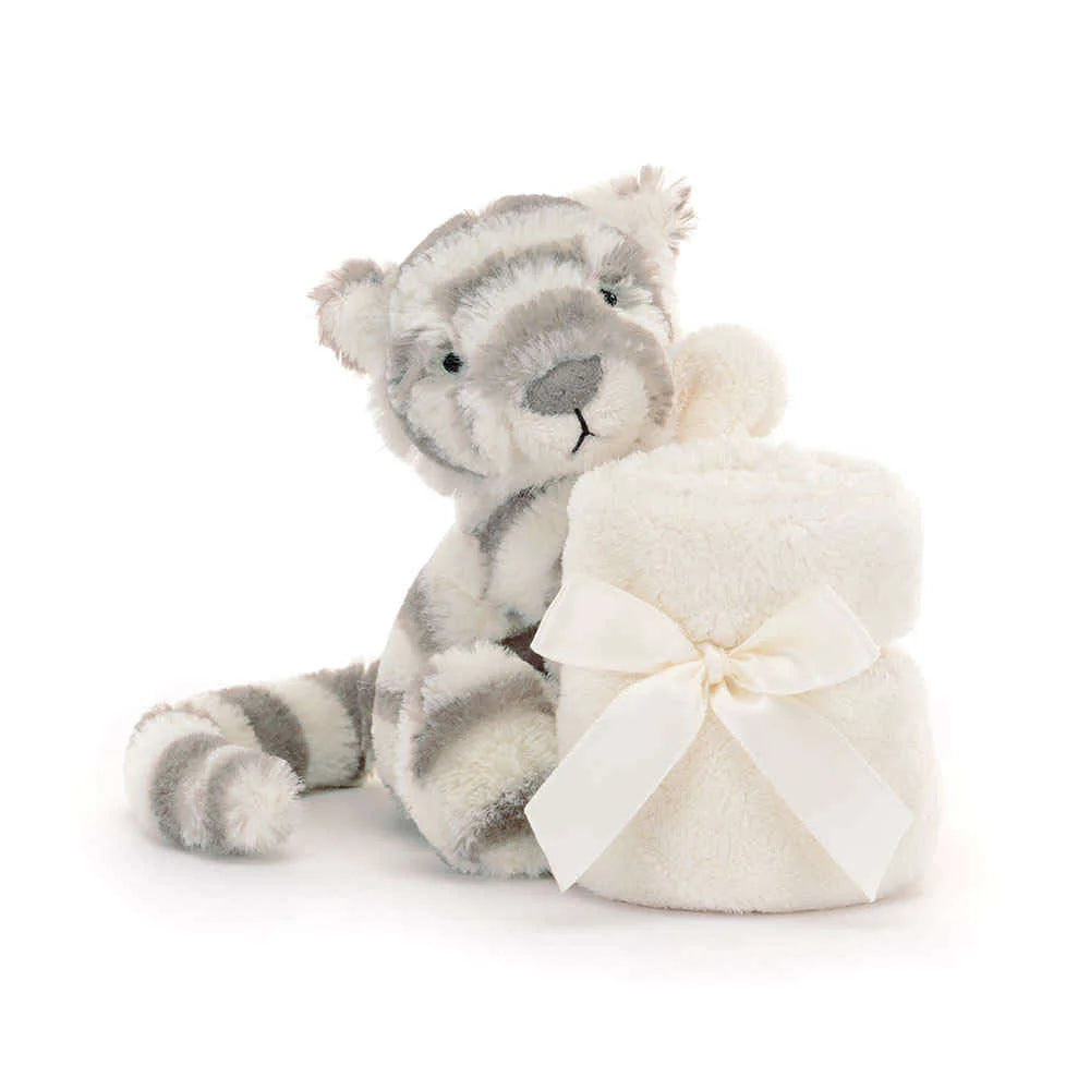Jellycat Bashful Snow Tiger Soother - Rockabeez Gifts and Toys