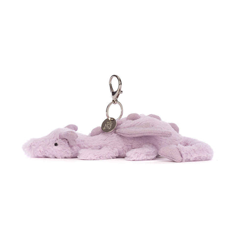 Jellycat Lavender Dragon Bag Charm Rockabeez Gifts and Toys