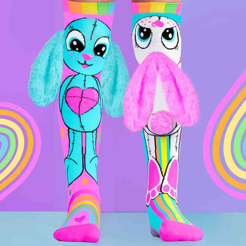 MADMIA Rainbow Bunny Socks - Rockabeez Gifts and Toys