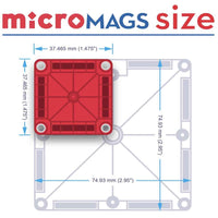 
              MAGNA-TILES- Micro Mags- 70 piece set
            