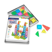 MAGNA-TILES- Micro Mags Travel Set Deluxe- 55 piece