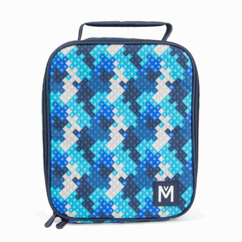 MontiiCo Large Insulated Lunch Bag- Block Land - Rockabeez Gifts and Toys