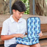 MontiiCo Large Insulated Lunch Bag- Block Land - Rockabeez Gifts and Toys