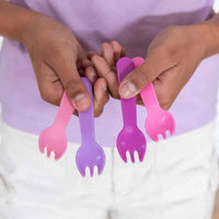 
              Montiico Spork Set (4pk) Rockabeez Gifts and Toys
            