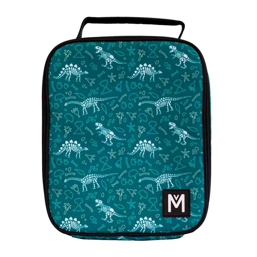 MontiiCo Large Insulated Lunch Bag- Dinosaur Land