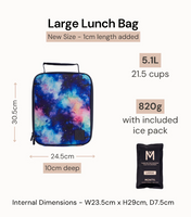 
              MontiiCo Large Insulated Lunch Bag- Starlight
            