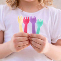 
              Montiico Spork Set (4pk) Rockabeez Gifts and Toys
            