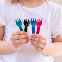 
              Montiico Spork Set (4pk) Rockabeez Gifts and Toys
            