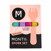 
              Montiico Spork Set (4pk) Rockabeez Gifts and Toys
            