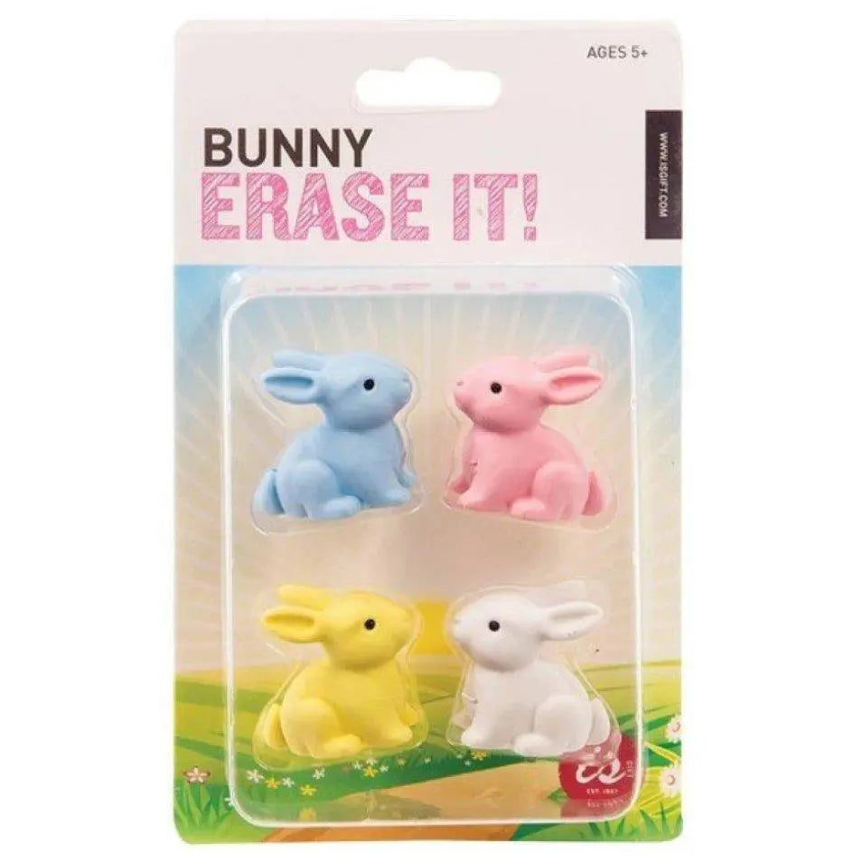Rockabeez Gifts & Toys Bunny Erase It- 4x Bunny Eraser Is Gift