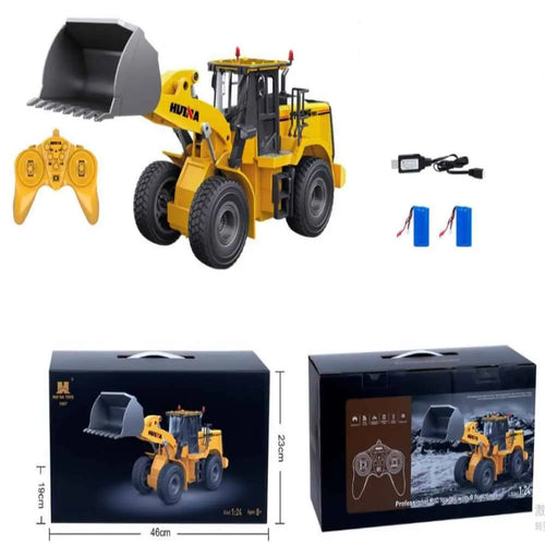 Rockabeez Gifts & Toys Huina 1567 Medium Front Loader & x2 battery Huina Toys RC trucks
