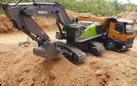 
              Rockabeez Gifts & Toys Huina 1593 Heavy Duty excavator RC & x2 battery Huina Toys RC trucks
            