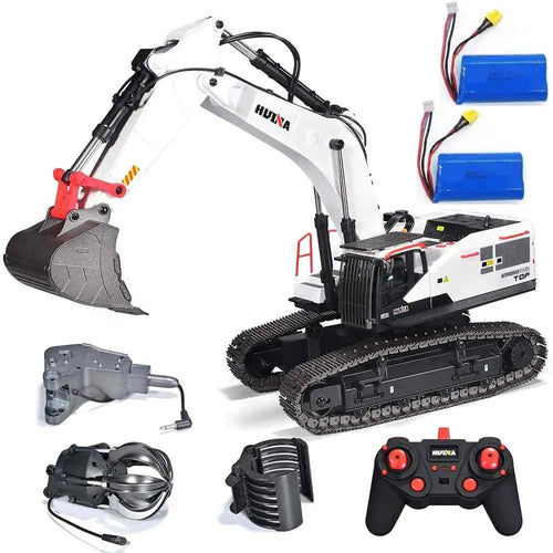 Huina 1594 Heavy Duty excavator RC & x2 battery Rockabeez Gifts and Toys