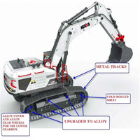 
              Huina 1594 Heavy Duty excavator RC & x2 battery Rockabeez Gifts and Toys
            
