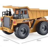 Huina Dump truck 1540 6V remote control & x2 battery Rockabeez Gifts and Toys