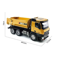
              Huina Heavy Duty metal Dump truck 1582 RC & x2 battery Rockabeez Gifts and Toys
            