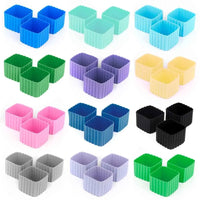 
              Rockabeez Gifts & Toys Little Lunch Box Co- Square Bento Cups Little lunch box co
            