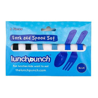 
              Rockabeez Gifts & Toys Lunch Punch- Fork and Spoon Set (3 per pack) Lunch Punch
            