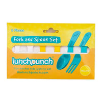 Rockabeez Gifts & Toys Lunch Punch- Fork and Spoon Set (3 per pack) Lunch Punch