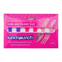 
              Rockabeez Gifts & Toys Lunch Punch- Fork and Spoon Set (3 per pack) Lunch Punch
            