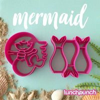 Rockabeez Gifts & Toys Lunch Punch Pairs- Mermaid Lunch Punch