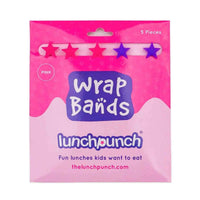 Rockabeez Gifts & Toys Lunch Punch Silicone Wrap Bands- 5pk Lunch Punch