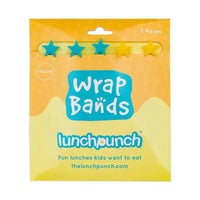 Rockabeez Gifts & Toys Lunch Punch Silicone Wrap Bands- 5pk Lunch Punch