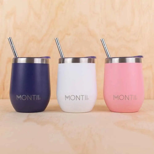MontiiCo Insulated Tumbler with Straw Rockabeez Gifts and Toys