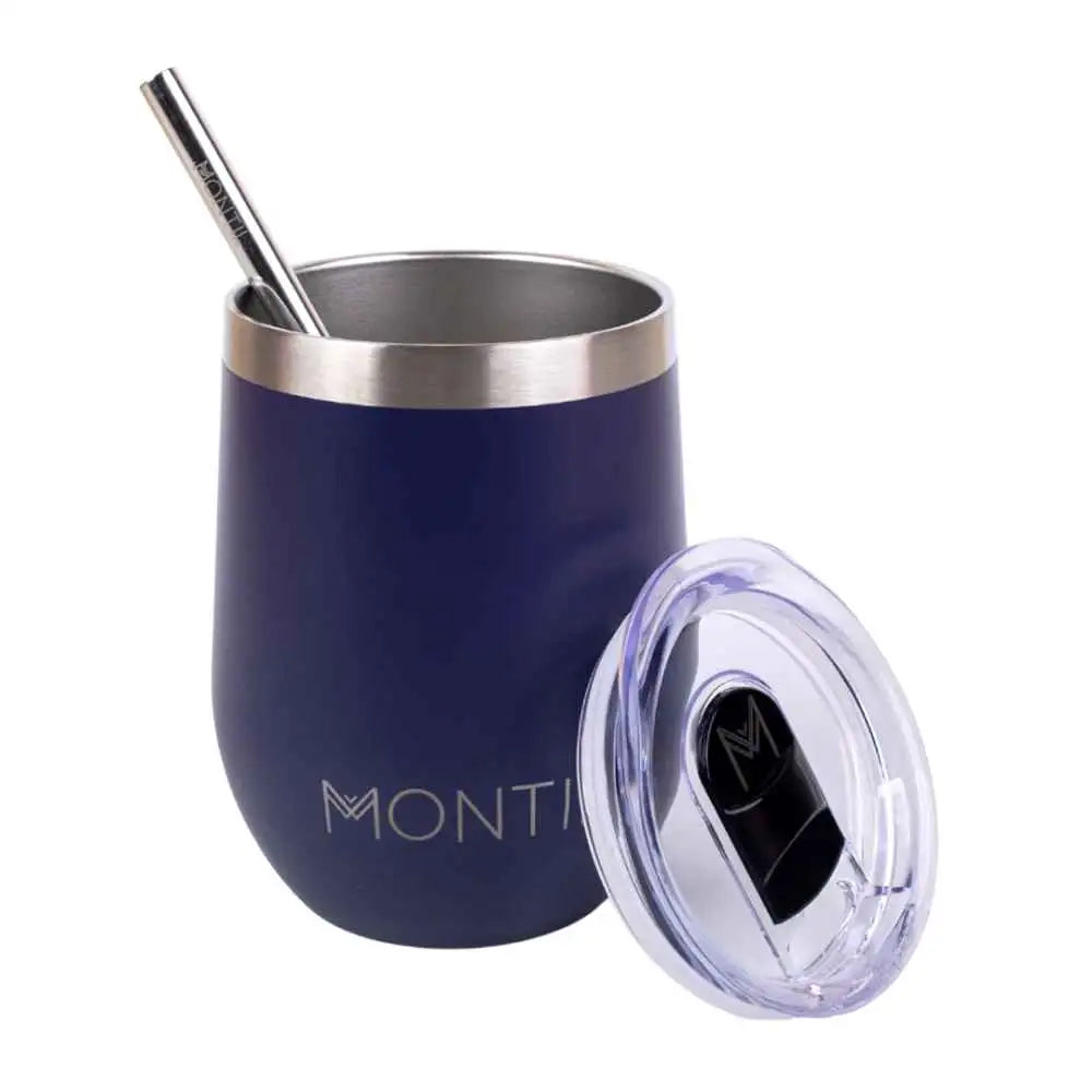 MontiiCo Insulated Tumbler with Straw Rockabeez Gifts and Toys