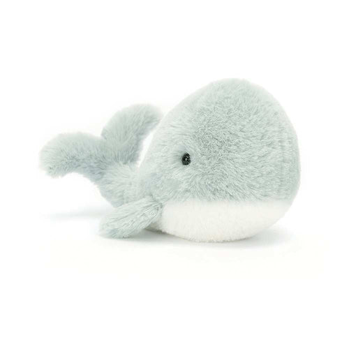 Jellycat Grey Wavelly Whale Rockabeez Gifts and Toys