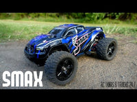 
              smax car driving on various tracks abd jumps
            